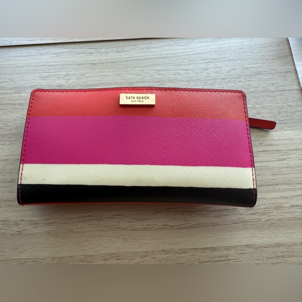 Kate Spade ♠️ Colorful Striped Wallet ❤️💖 - Picture 2 of 7